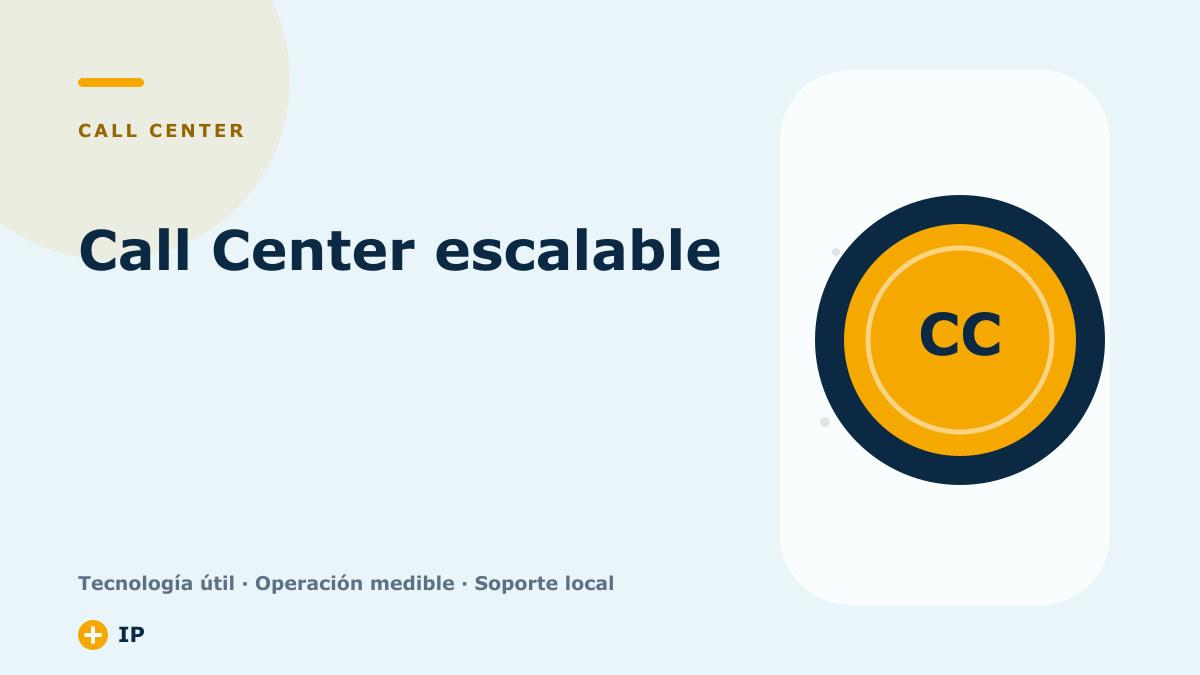 Call Center escalable: la solución definitiva