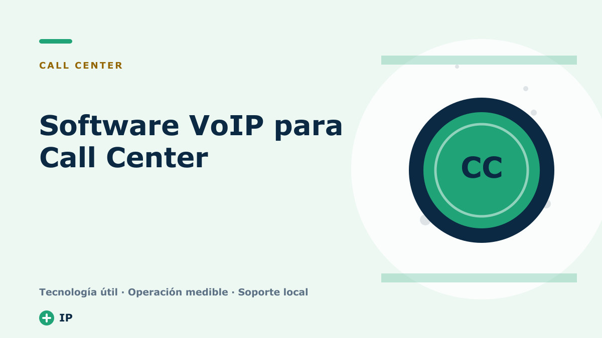 Software VoIP para Call Center
