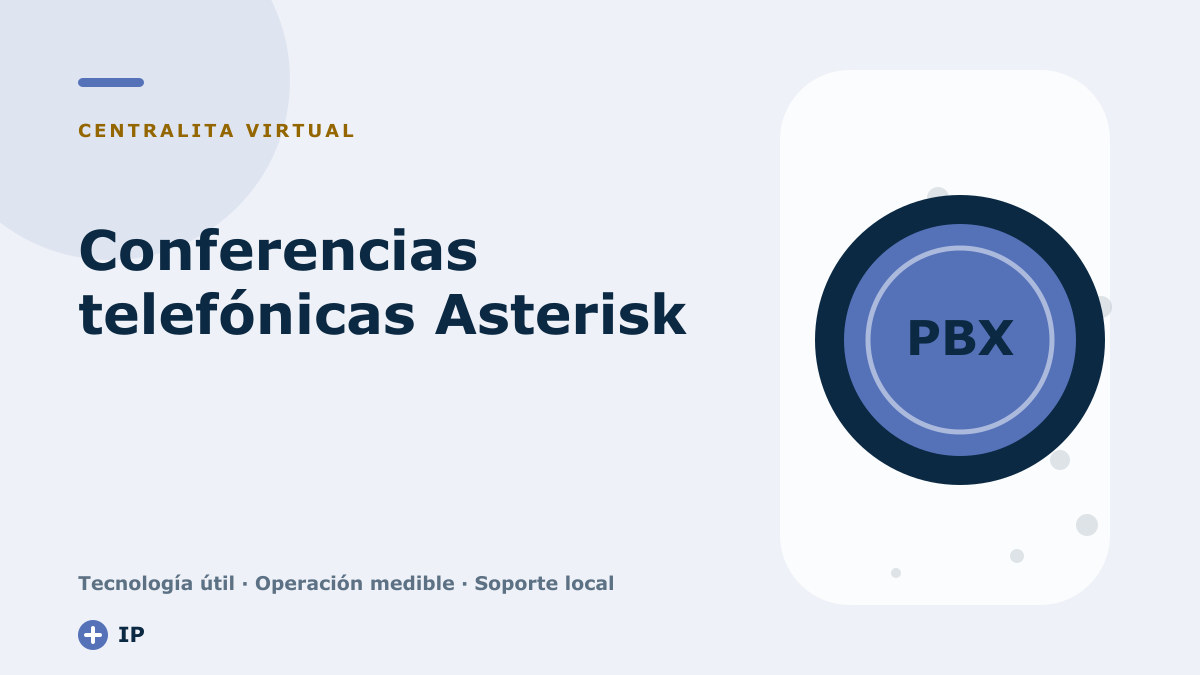 Conferencias telefónicas Asterisk