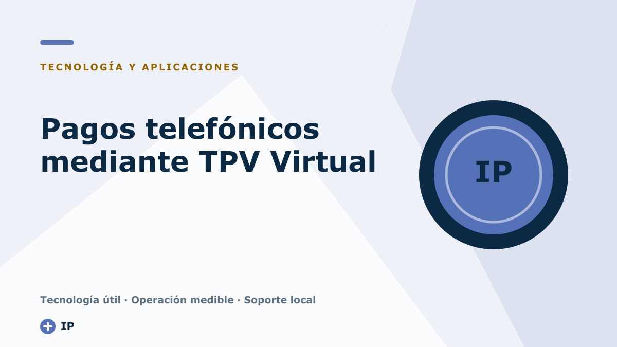 Pagos telefónicos mediante TPV Virtual
