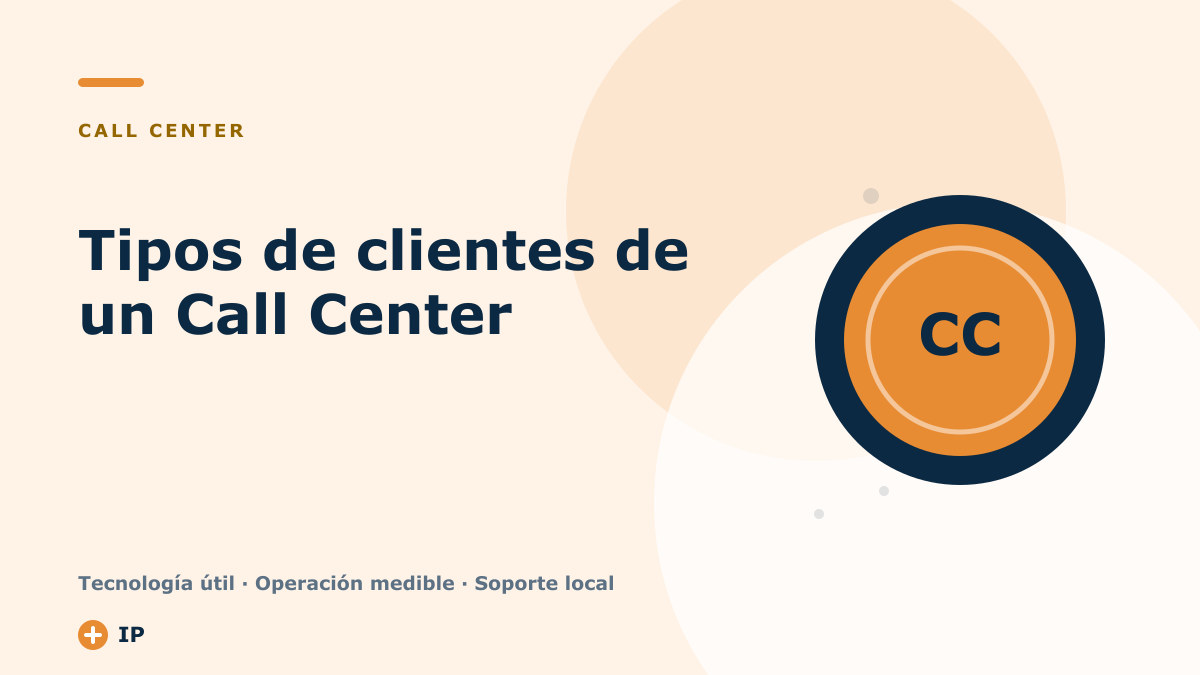 Tipos de clientes de un Call Center
