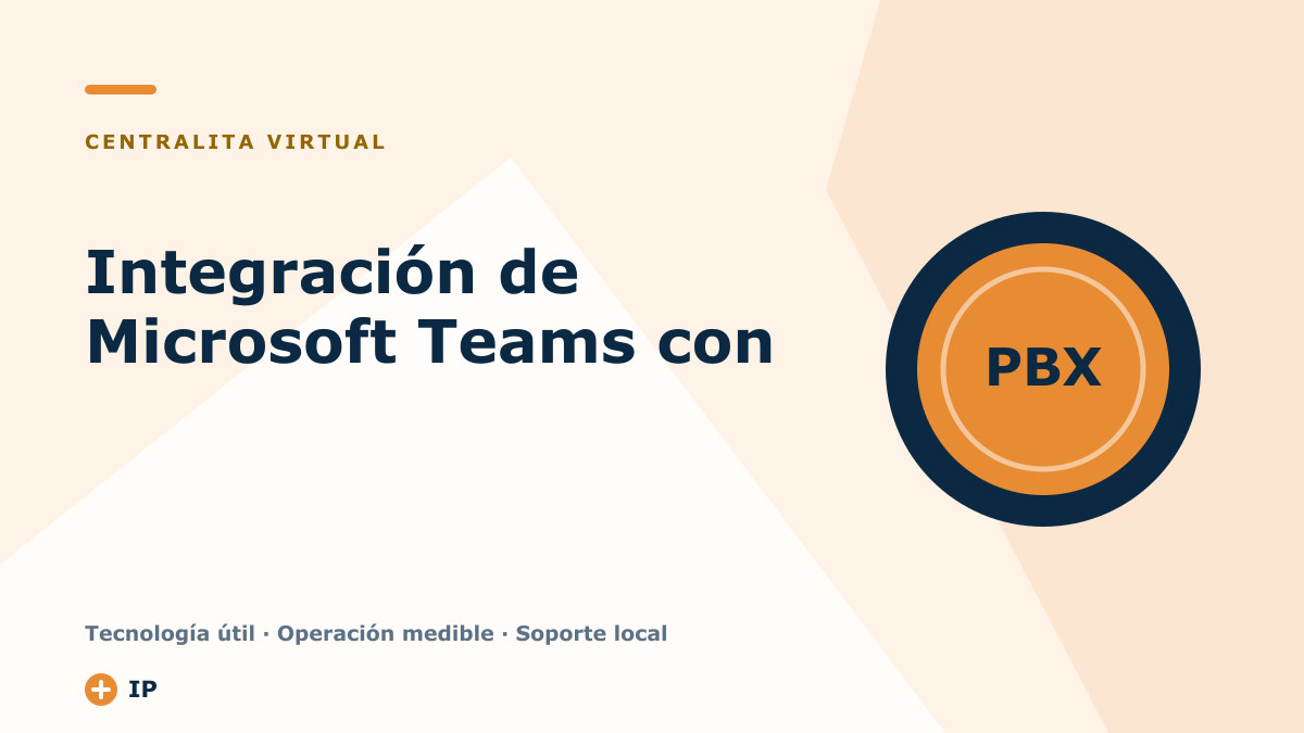 Integración de Microsoft Teams con una centralita virtual