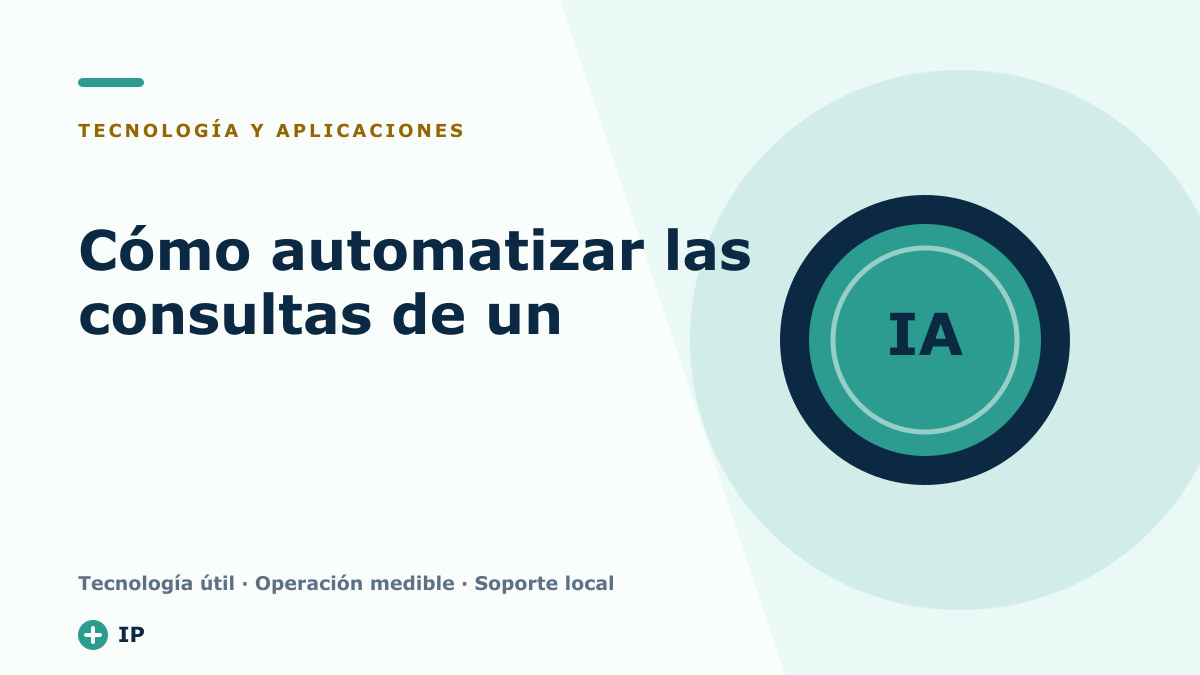 Cómo automatizar las consultas de un eCommerce con IA en 2026 | Más IP