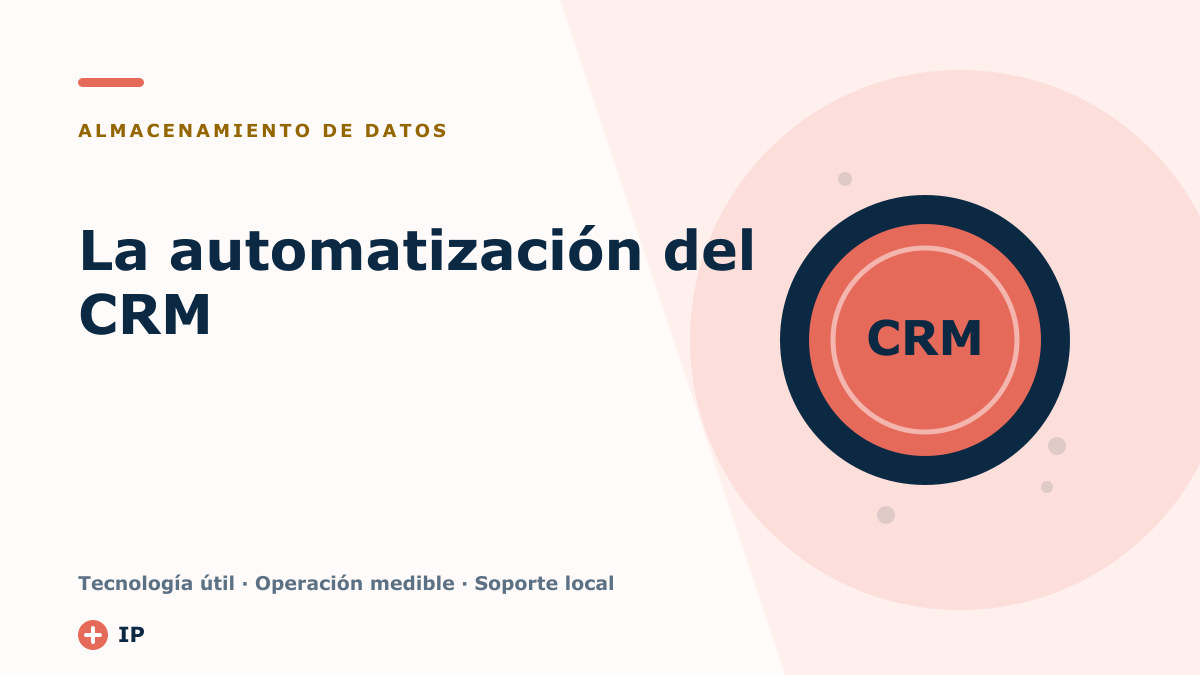 La automatización del CRM: integración de datos, beneficios y herramientas