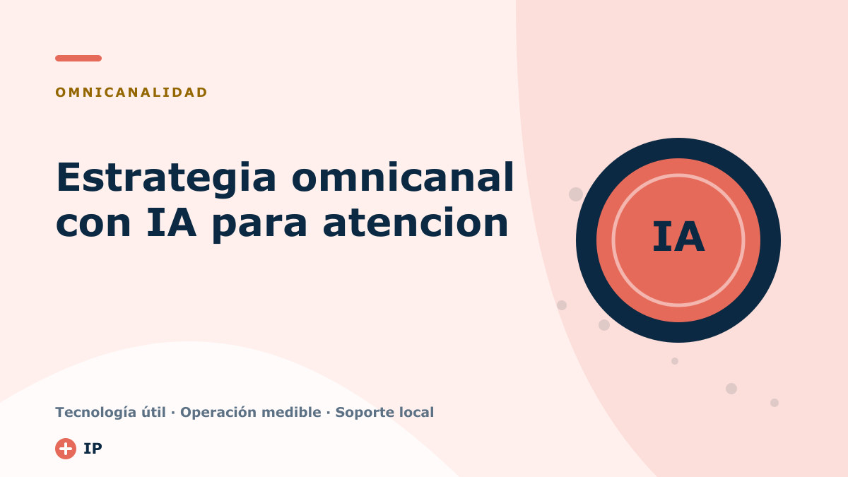 Estrategia omnicanal con IA para atencion al cliente: guia para empresas
